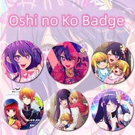 Oshi no Ko Anime Pin Bros Lencana Ruby Aquamarine Ai Hoshino Kerah Pin