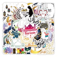 ™☄ 10/50Pcs Festival Eid Mubarak Packaging Sealing Sticker Candy Bag Gift Box Labels for Kids Birthday Party Decor Supplies