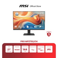 MSI Monitor PRO MP275Q E14 | 27" | IPS | WQHD | 1ms | 144Hz (จอคอมพิวเตอร์) [Pre-Order จัดส่งภายใน7-