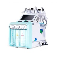 Hot Upgrade 6 in 1 ฟองขนาดเล็ก Skin Care เครื่องมือ Ultrasonic RF Hydra Deep Facial Pore ทำความสะอาด