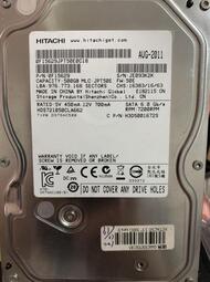 HITACHI 500G 3.5吋硬碟 HDS721050CLA662 無壞軌 研究 報帳 救資料的最愛 NO.973
