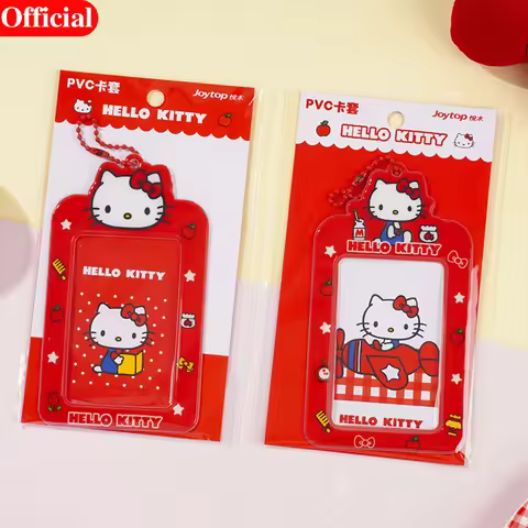 Genuine Sanrio Hello Kitty Card Holder Kawaii Kt Cat Photo Postcard Cards Case Cartoon K-Pop Style B