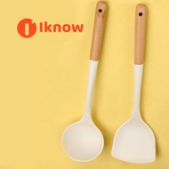 I know Special silicone spatula for non stick pans, heat-resistant household stir fried vegetable sp