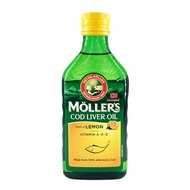 Mollers 睦樂 北極鱈魚肝油(檸檬風味)挪威原瓶原裝進口-1瓶