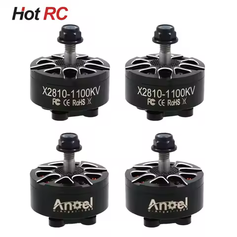 4pcs UAngel Brushless Motor X2810 2810 900KV / 1100KV / 1500KV motor 4-6S lipo for FPV Racing Drone 