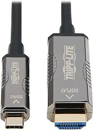 Tripp Lite USB-C to HDMI Fiber Active Optical Cable, 4K Video @ 60HZ (4:2:2), UHD, HDR, CL3 Rated, B