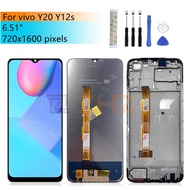 53r For Vivo Y20 Lcd Display Touch Screen Digitizer Assembly With Frame Lcd Digitizer y12S Scr 5a2