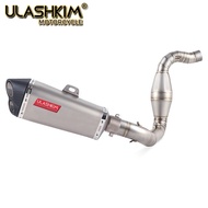 Motorcycle Full System Exhaust Muffler Escape Slip On for G310R G310GS G 310R G 310GS  Middle Contac