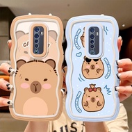 OPPO Reno2F 2Z Phone Case Boy and Girl New Style Casing OPPO Reno Reno2 Soft Wave Side Case OPPO Reno5 Reno6 Reno7 Reno8 Couples Phone Case