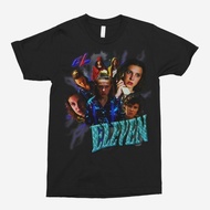 Eleven Retro T-Shirt – Stranger Things Vintage Unisex T-Shirt Premium Cotton Combed 24s Original 100