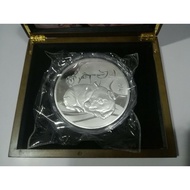 Chinese Lunar Calendar Pig 2019 1 kg kilo Silver Plated Coin Round Medal 1kg