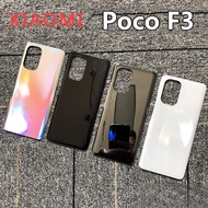 ฝาครอบด้านหลังสำหรับ Xiaomi Poco F3 ฝาครอบแบตเตอรี่เปลี่ยนกระจกด้านหลัง
