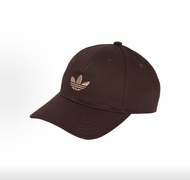 Mens Cotton D-Ring Cap Brown