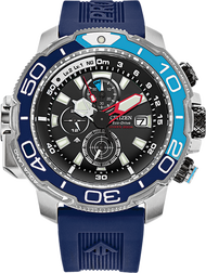 [Powermatic] Citizen Eco-Drive BJ2169-08E Promaster Blue Rubber Men's Diver watch 47 mm