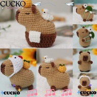 BACKSTR Crochet Stuffed Animal Kit, DIY Set Beginner Capybara DIY Crochet Kit, Handmade Non-Finished