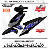 Sticker oldBEAT carburetorBEAT 110 transparent material uv polet sticker UV TRANSPARENT STICKER