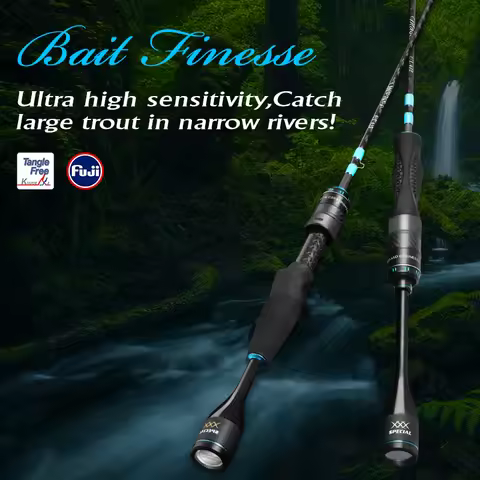 TSURINOYA NEW Casting Spinning Fishing Rod MASTER UL Power 1.4/1.68m FUJI Guide Ring Reel Seat FUJI 