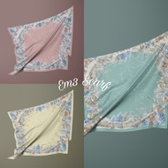 Em3 Scarf, Winter Series Sublime Rectangular Hijab LASERCUT Voal Motif