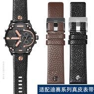 New Style Suitable for Diesel Diesel Genuine Leather Watch Strap DZ4323/7395/7313/7350 Male Lychee P