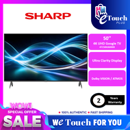 SHARP HJ6000X 4K HDR GOOGLE TV Smart LED TV Ultra Clarity Display | Dolby VISION / ATMOS [ 50 4TC50H