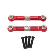 For MJX Hyper go 1/14 14211 RC Car Metal Steering Linkage Upgrade Adjustable Front Steering Rod Part