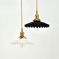輕工業風 簡約百折扇型玄關餐廳小吊燈