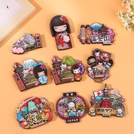 Wooden Fridge Magnets Japan Osaka Kyoto Nara Kinkakuji Hokkaido Sendai Mount Fuji Lantern Japanese T