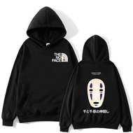 Anime No Face Man Graphic Hoodie Japan Manga Sweatshirt Men Women Harajuku Oversized Hoodies Streetwear Gothic Loose Tracksuit