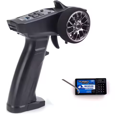 Turbo Racing P30 91803G-VT RC 2.4GHz 4CH Radio Transmitter Remote Controller with 4CH RX41 Receiver