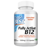 Vitamin B12 - Supports Brain Health Helps Support Healthy Memory Mood Energy - 1500 mcg