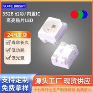 Led 3528 Magic led3528 Lamp Beads rgb Transparent Fog Lamp Beads Built-in IC Patch Programmable Lamp
