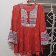 SPORTSGIRL bohemian blouse top