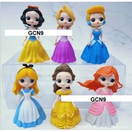6 IN 1 disney Princess Figurine / Cake Topper