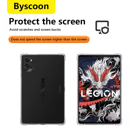 Protective Cover For Lenovo Legion Y700 2022 Gen 1 to 2026 Gen 5 8.8 inch Tablet Transparent Shockpr