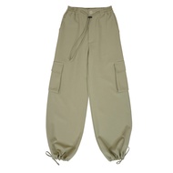 SLYQ MADE 🎀 TOBI CARGO DRAWSTRING PANTS กางเกงคาร์โก้ขายาวปลายขารูด