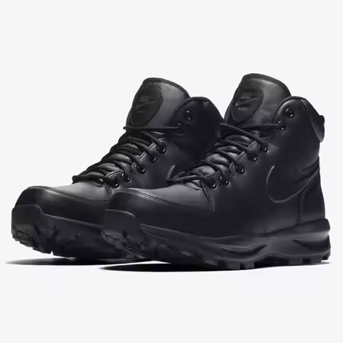 Nike genuine MANOA LEATHER men's and women's high top cushioned casual sports shoes 454350-003