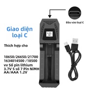 Màn Hình LCD Thông Minh USB Sạc Cho 18650 Sạc Lithium 4.2V & 1.2V NI-MH AA/AAA Pin 1/2/4 Khe Cắm Hộp