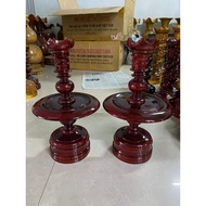 Altar Lamp Standbag - Melaleuca Wood | For Candles | Altar Decoration | Worship Items