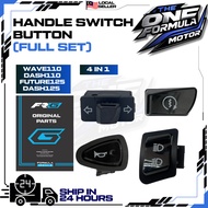 FRG HIGH QUALITY BUTTON SET WAVE110/DASH110/FUTURE/DASH125 HORN/HI-LOW/SIGNAL/STARTER SWITCH FRC