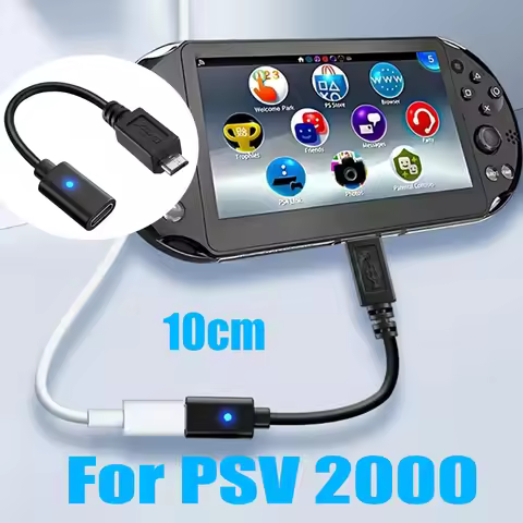 For PlayStation Vita 2000 Type C PD Charging Cable For PS Vita 2000 Console Gaming Controller Power 