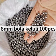 bola keluli 100pcs 8mm 9mm Steel Ball Bearing Ball Bearing Roller Bicycle Skateboard Accessories Sma