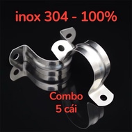 Omega 304 Stainless Steel Anti-Rust Hook to Fix Water Pipes - PVC Pipe Clamp, 304 Stainless Steel Pi