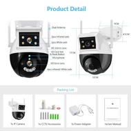 NEW Outdoor CCTV WIFI Dual Lens 8mp IP Camera CCTV Waterproof Outdoor