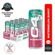 Cellucor C4 Smart Energy Sugar-Free Watermelon Burst (355ml) 12 Pack
