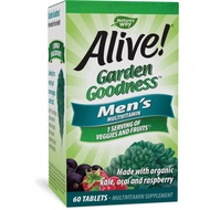 Nature's Way Alive Garden Goodness Men's Multivitamin, 60 Tablets