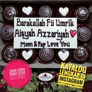Kue donat cake ultah ulang tahun toping full coklat by Aida's snack ba
