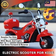 Motor budak Skuter elektrik budak Kids electric scooter kids motorcycle children toy E bike Three wheels Rechargeable