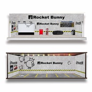 KRMK DIORAMA GARAGE 1/ GARAGE PANDEM ROCKET BUNNY RACING WITH LED