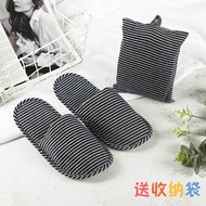 Muji MUJI Collision Style Home Cotton Slippers Indoor Slippers Portable Hotel Disposable Slippers Travel Folding Slippers Travel Business Trip S