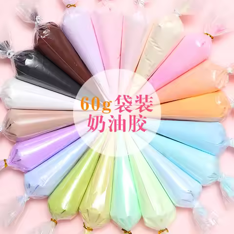 60g Imitation Cream Glue Charms Handmade Whipped Phone Case Decoden Shaker jewelry tools tools profe